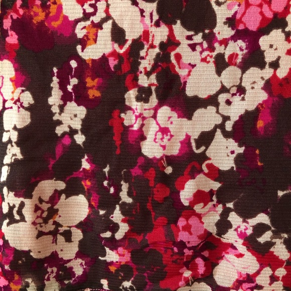 LIZ & CO Womens Semi Sheer Lined Semi Loose Top Size Medium 3/4 Sleeves - Picture 7 of 12